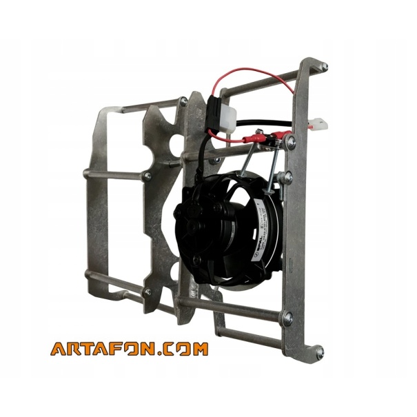 ALUMINIOWE OSŁONY CHŁODNIC + WENTYLATOR KTM HUSQVARNA 2T EXC TE GAŹNIK