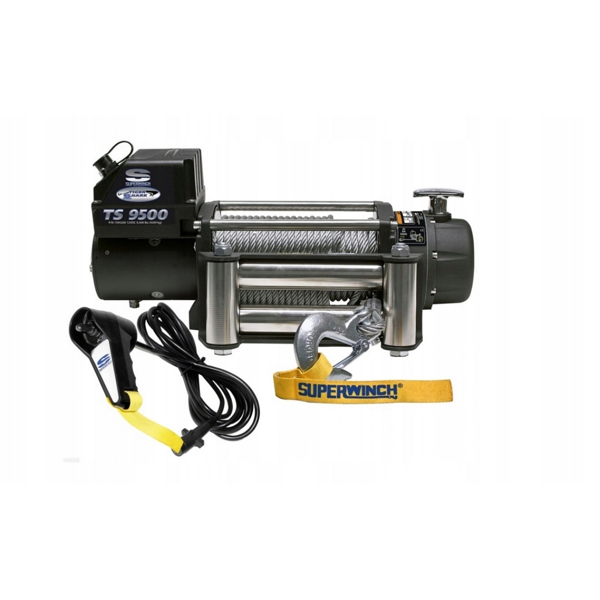 Wyciągarka Superwinch Tiger shark 9500lbs STAL 12V - obrazek 1