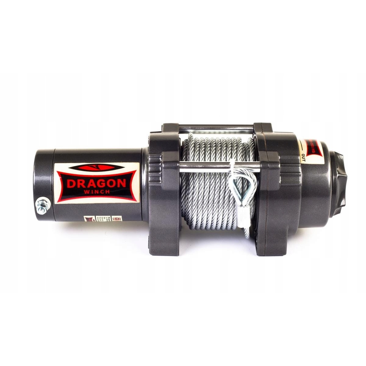 WYCIĄGARKA WCIĄGARKA DRAGON WINCH DWH 4500 HD LBS Z LINĄ STALOWĄ 4X4 - obrazek 3