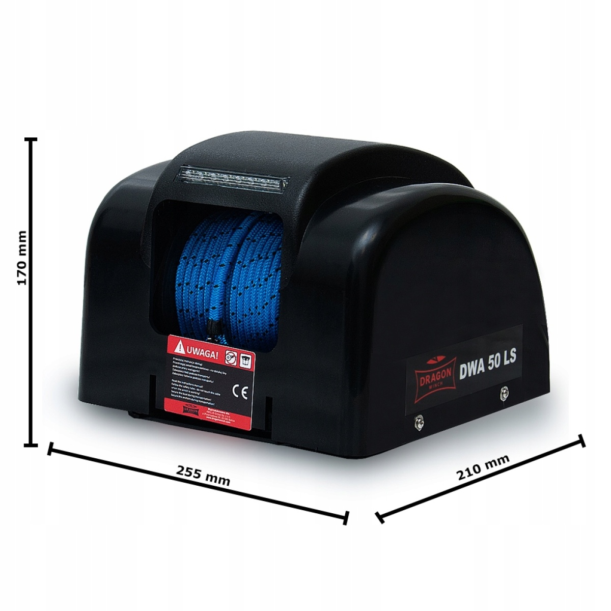 WYCIĄGARKA DRAGON WINCH DO KOTWIC DO WODY SŁONEJ UCIĄG 22KG WCIĄGARKA - obrazek 6