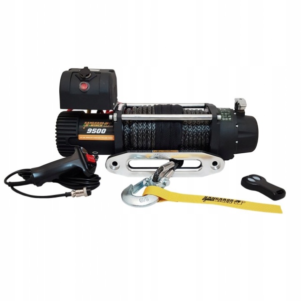 WYCIĄGARKA WCIĄGARKA ELEKTRYCZNA KANGAROOWINCH 9500lbs 4,3T speed offroad