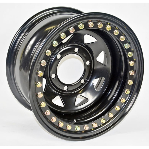 FELGI STALOWE 16x8 6x139.7 ET -25 PATROL BEADLOCK