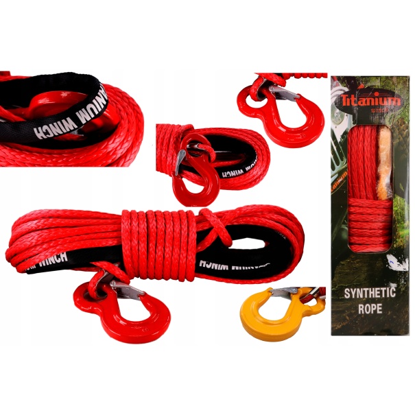 Lina syntetyczna do wyciągarki DYNEEMA 12MM x 28M