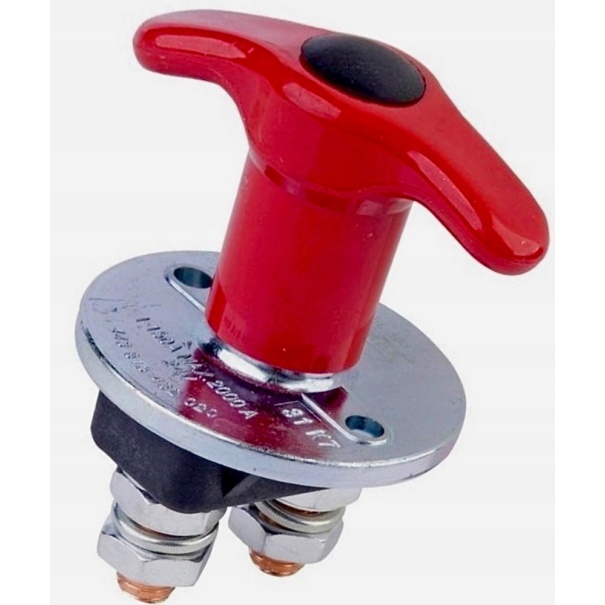 WYŁĄCZNIK ODŁĄCZNIK MASY PRĄDU 12V 24V 2000A HEBEL