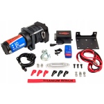 WYCIĄGARKA WCIĄGARKA 3000LB SAMOCHODOWA 12V 1360kg LINA SYNTETYCZNA ŚLIZG - obrazek 4