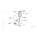 USZCZELKA SZYBY STAŁEJ TYŁ PRAWA NISSAN PATROL Y60 - obrazek 2