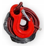 LINA SYNTETYCZNA W OPLOCIE 10mm 28M DO WYCIĄGARKI WCIĄGARKI SYNTETYK OPLOT - obrazek 6