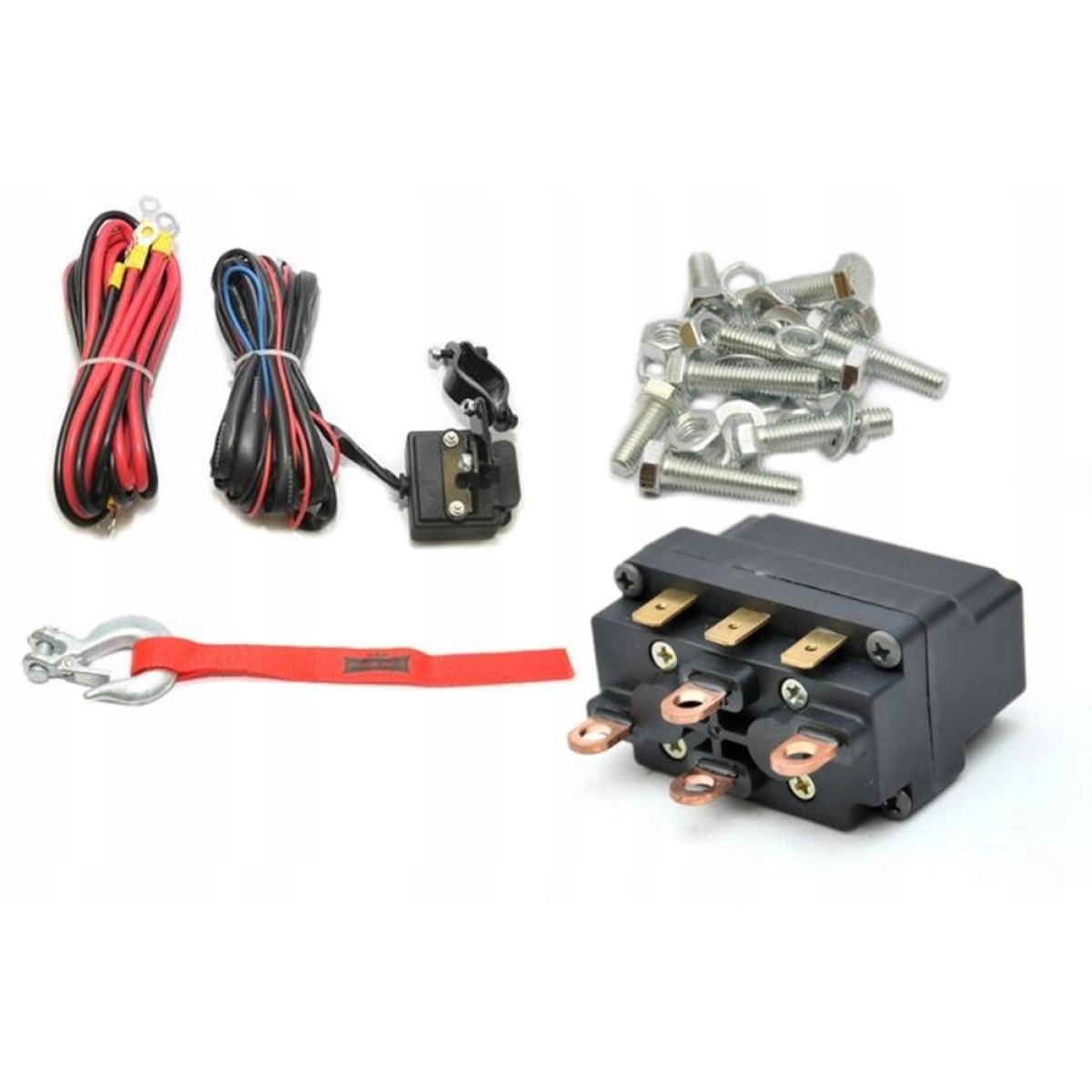 WYCIĄGARKA DRAGON WINCH DWM 2000 ST LINA STALOWA QUAD PŁUG ATV 4X4 - obrazek 5
