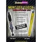 AMORTYZATORY DOBINSONS TOYOTA LANDCRUISER V8 J200 MONSTER SHOCK PRZÓD TYŁ