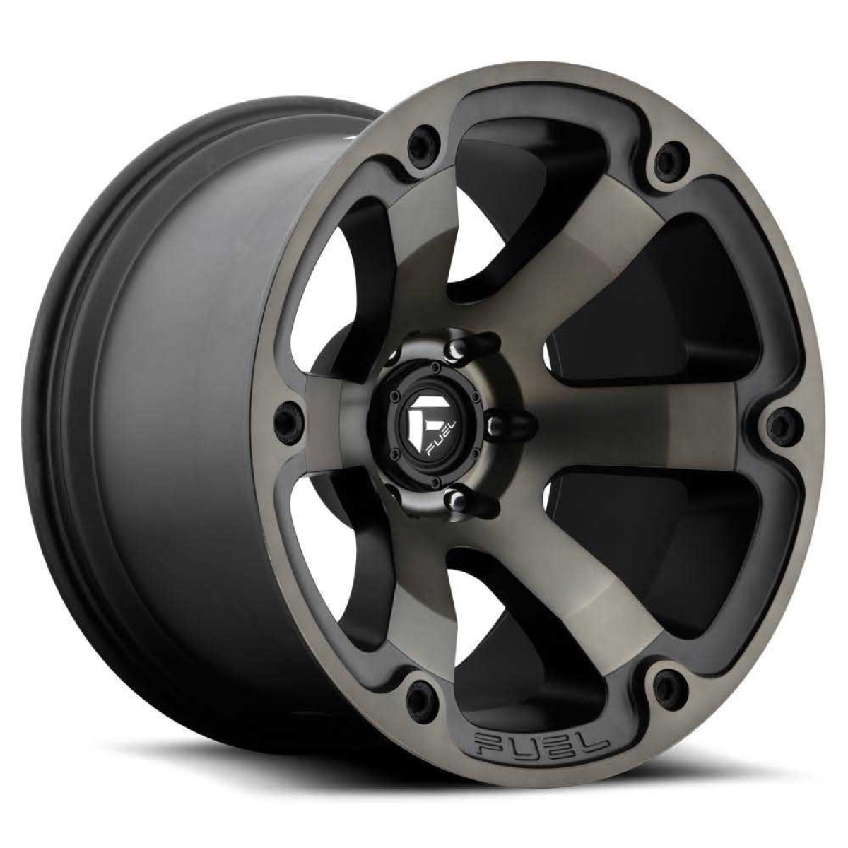 Felga aluminiowa D564 Beast Matte Black/Double Dark Tint Fuel - obrazek 1
