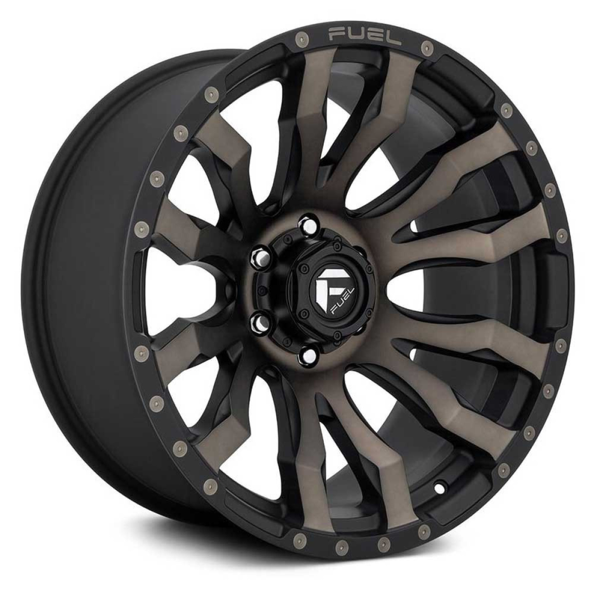 Felga aluminiowa D674 Blitz Matte Black/Double Dark Tint Fuel - obrazek 1
