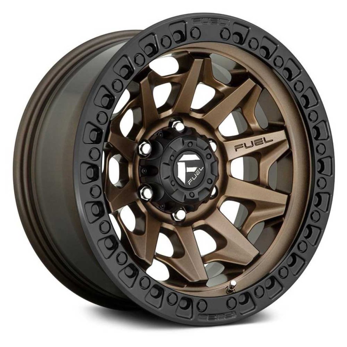 Felga aluminiowa D696 Covert Matte Bronze/Black Bead Ring Fuel - obrazek 1