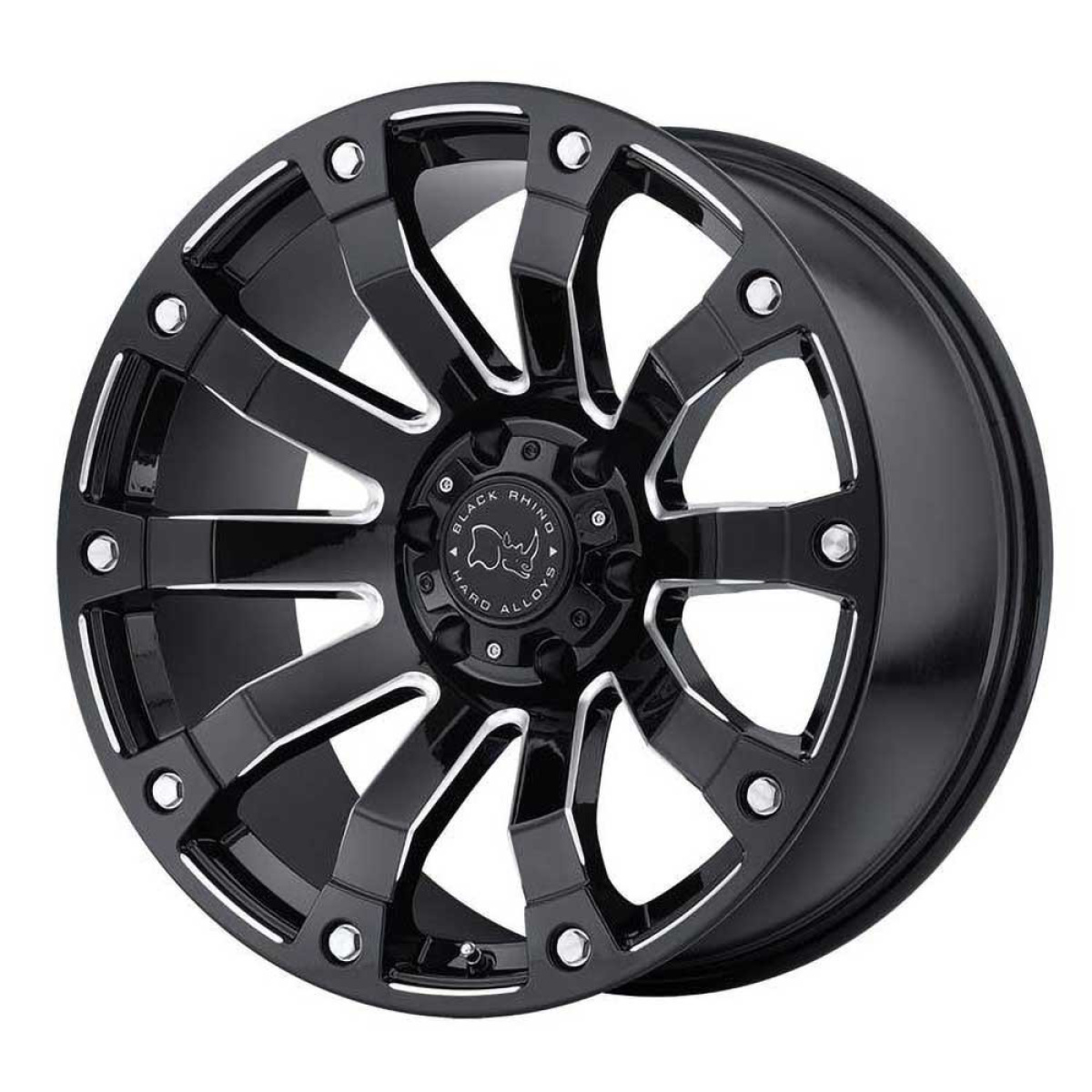 Felga aluminiowa Gloss Black Milled Selkirk Black Rhino - obrazek 1