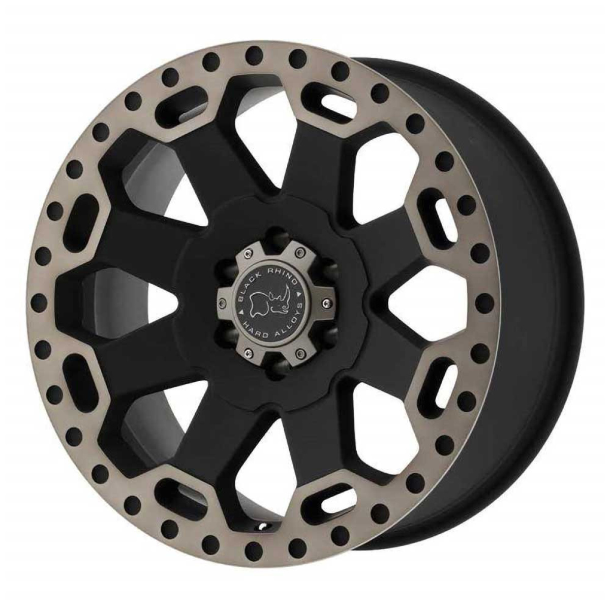 Felga aluminiowa Matte Black/Machined Dark Warlord Black Rhino - obrazek 1