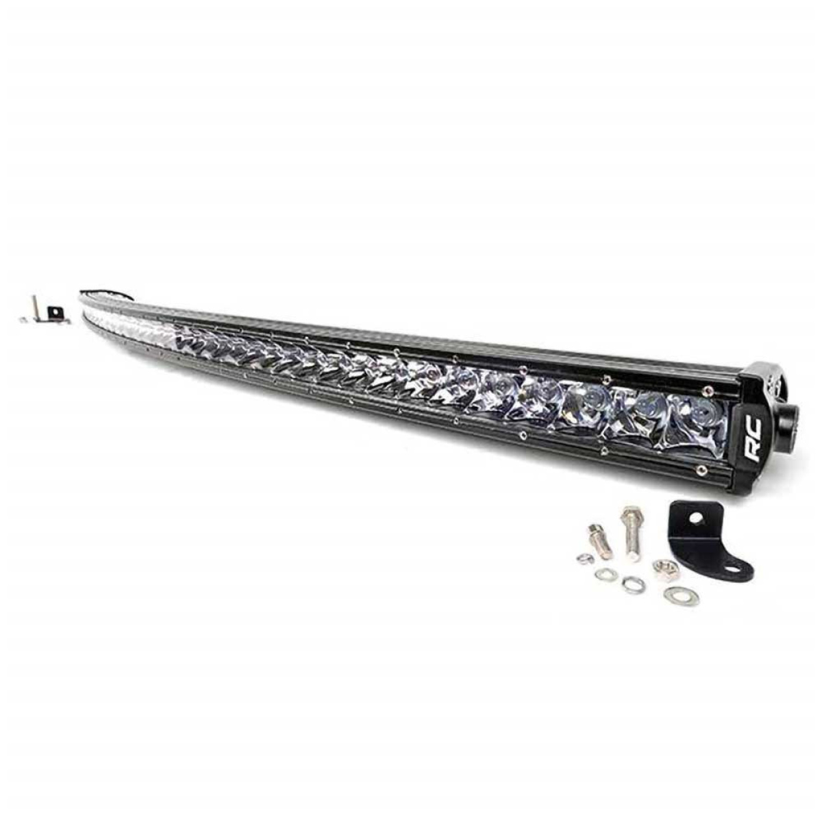 Listwa LED 50" pojedyncza zakrzywiona spot Rough Country Chrome Series - obrazek 1