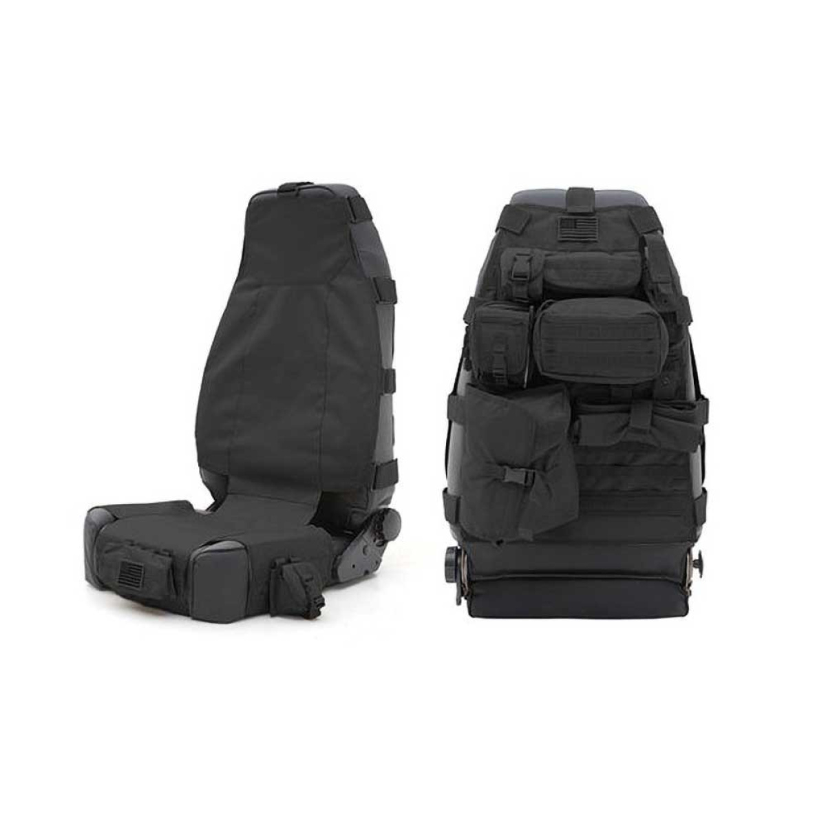 Pokrowiec na fotel przód black Smittybilt G.E.A.R. - obrazek 1