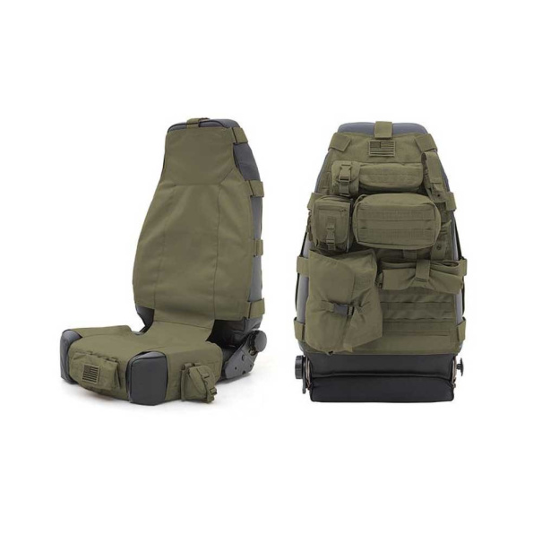 Pokrowiec na fotel przód O.D. green Smittybilt G.E.A.R.