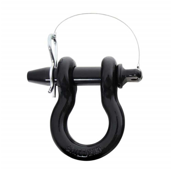 Szekla z zawleczką czarna Smittybilt D-ring 7/8"