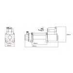 WYCIĄGARKA PRESKO WINCH PEW 12000 5,5T 12V LAWETA - obrazek 10