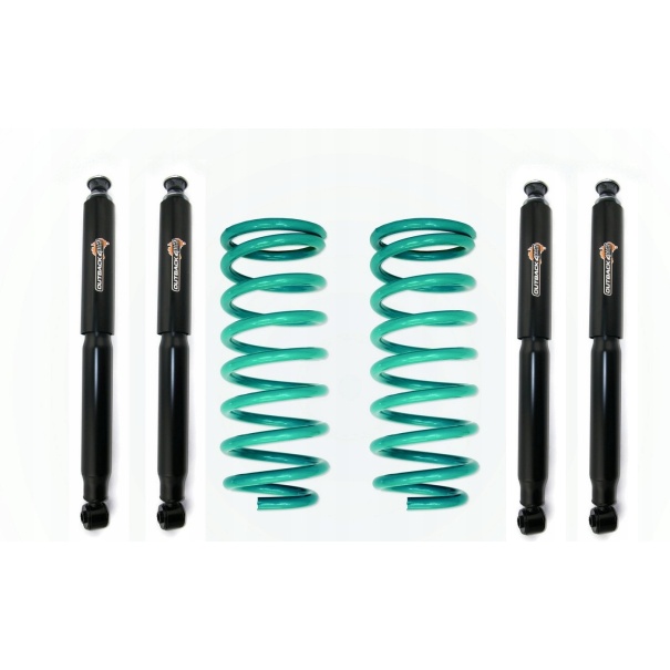 DOBINSONS ZESTAW MITSUBISHI PAJERO II LONG LIFT +2'' SPRĘŻYNY AMORTYZATORY