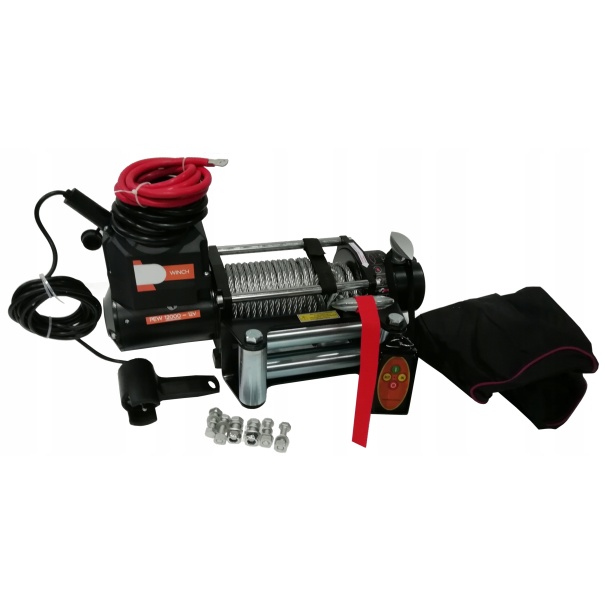 WYCIĄGARKA PRESKO WINCH PEW 12000 5,5T 12V LAWETA