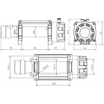 WYCIĄGARKA WCIĄGARKA HYDRAULICZNA RENGADE 15000 LINA SYNTETYCZNA - obrazek 4