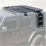 Bagażnik Platforma Aluminiowa z Drabinką Teleskopową Wrangler JL 2 Drzwi