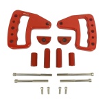 Zestaw Uchwytów Wrangler JK Przód Kierowca/Pasażer Czerwone (Para)