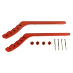 Zestaw Uchwytów Wrangler JK Tył Czerwone (Para)