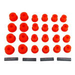 Zestaw Tulei Poliuretanowych Resorów Suzuki Samurai Czerwone