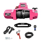 BST V 12000 Lbs Z LINĄ SYNTETYCZNĄ RÓŻOWA - obrazek 2