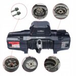 WYCIĄGARKA TITANIUM HUNTER 13000 LBS SYNTETYK MODEL 13K 12V 5,9T + ZBLOCZE - obrazek 4