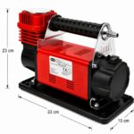 KOMPRESOR SAMOCHODOWY MOCNY 150 PSI 12V 160L/MIN JEDNOTŁOKOWY METALOWY TŁOK - obrazek 9