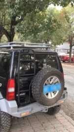 ALUMINIOWA DRABINKA BAGAŻNIKA SUZUKI JIMNY 1998 do 2017 4X4 - obrazek 3